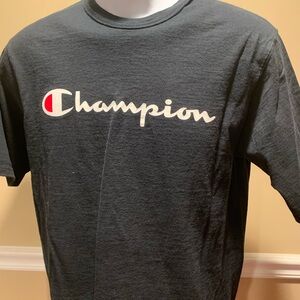 Champion Black Short Sleeve Tee Classic Fit